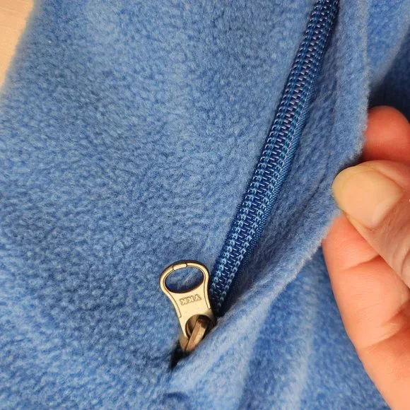 Columbia Fleece Jacket Blue/Navy Kids (M 10/12) - Picture 7 of 14